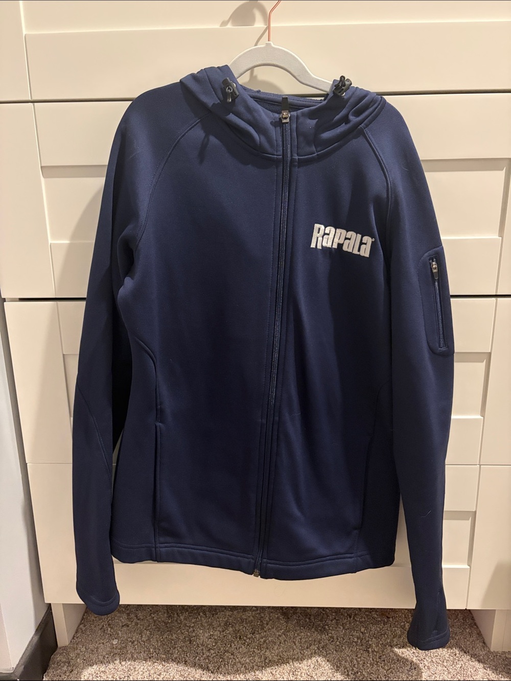 Sport-Tek Women’s Navy Full-Zip Hooded Jacket